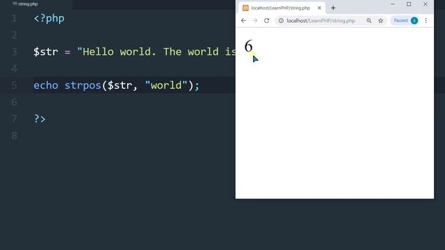 PHP String Search & Find Position Functions in Hindi / Urdu смотреть онлайн