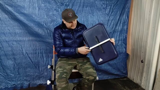 Мой вариант навесного стола для рыбалки. смотреть онлайн