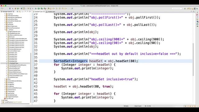 Tree Set Specific Importants Methods Video-64 смотреть онлайн