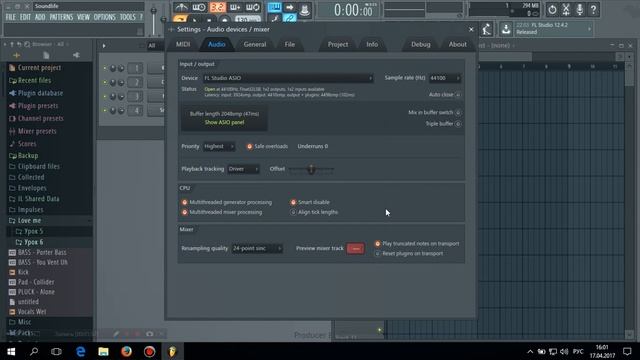 Как настроить Fl Studio на пк ноутбуках с низкими ресурсами смотреть онлайн