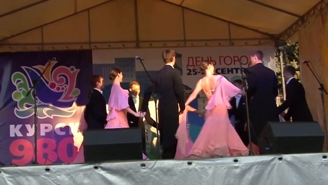 Ансамбль бального танца "Ритм" КГМУ. Вальс. смотреть онлайн