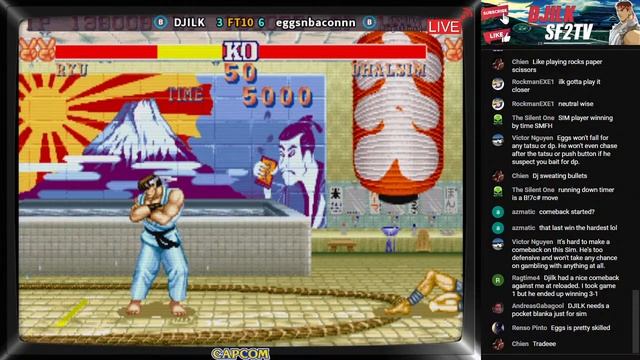 (TT23) Fightcade - [SF2HF] DJILK vs. eggsnbaconnn - 7/27/2023 смотреть онлайн