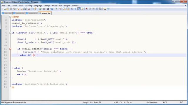 Email Activation #3 Part 14 Register & Login PHP Tutorials смотреть онлайн