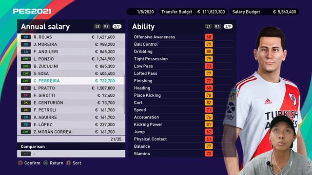 9 AMF muda dan murah di PES 2021. Tutorial PES 2021 смотреть онлайн