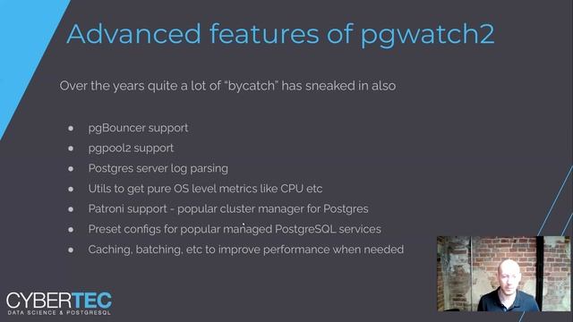 What is PGWatch? | MONITORING PostgreSQL - Tour de pgwatch2 смотреть онлайн