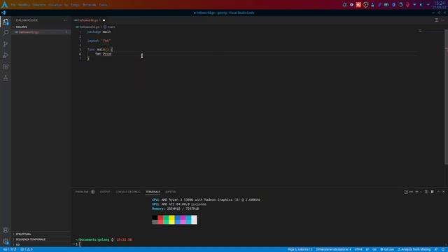 Hello, World! | golang смотреть онлайн