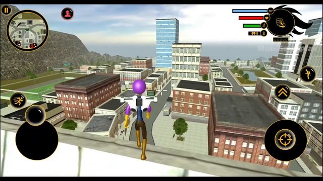 Thanos Stickman jetpack Crime Simulator - Stickman Game 2020 | Android Gameplay смотреть онлайн