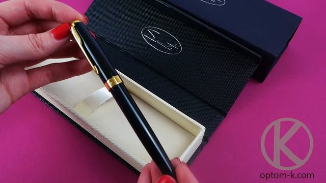 Набор подарочных ручек. Обзор чернильной и шариковой ручек от "Sonata" (BR-388-2) смотреть онлайн