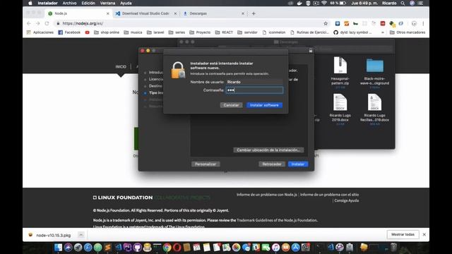 Como instalar node y Visual Studio Code смотреть онлайн