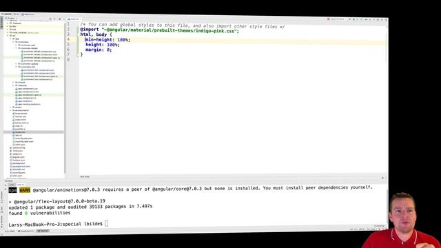 Angular7+ Extended and advanced topics 2018 | S5A1P10 | Install and example of FlexLayout смотреть онлайн