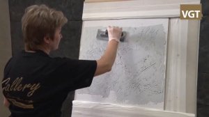 Декоративная штукатурка «Арт бетон». нанесение Блоки. Art beton