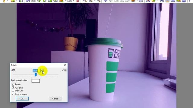 Выравниваем заваленный горизонт в XnView