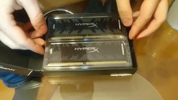 Оперативная память HyperX DDR4 3000 16384MB PC4 24000 Predator Black (HX430C15PB3K2/16) - Анбоксинг