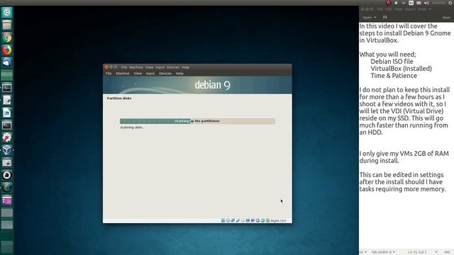 Install Debian 9 GNOME in a VirtualBox смотреть онлайн