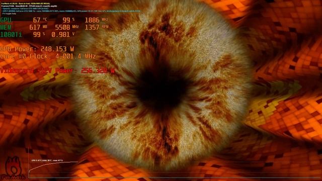 Gigabyte AORUS GeForce GTX 1080 Ti Furmark AAx8 Power Test смотреть онлайн