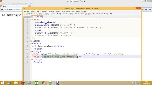 PHP Lecture 14 | PHP SESSION in Hindi | read update and delete Session | Learn PHP in Hindi смотреть онлайн
