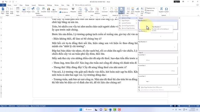 Cách Đánh Số Trang Bỏ Trang Bìa Trong Word смотреть онлайн
