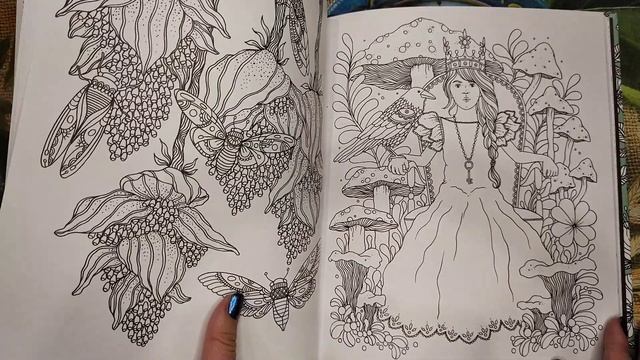 Обзор раскраски "Дневные грезы" Ханны Карлсон смотреть онлайн