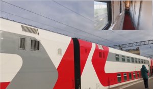 Путешествие на двухэтажном поезде 104 Москва - Адлер. Наша поездка и обзор двухэтажного поезда.