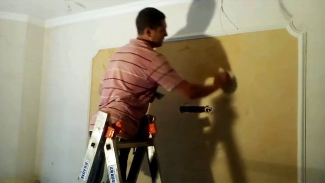 Венецианская штукатурка на потолке и стене смотреть онлайн