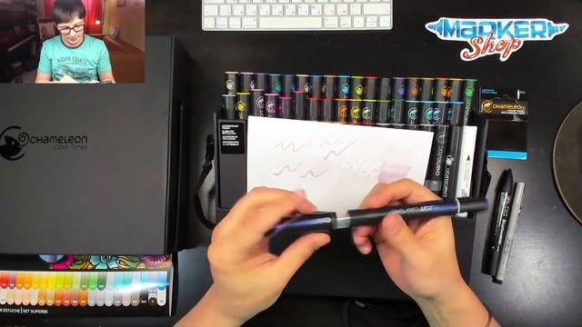 МАРКЕРЫ ХАМЕЛЕОН распаковка и обзор / Хамелеона нарисовал смотреть онлайн