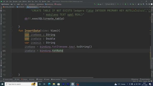 How To Insert Data in Android SQLite Database Table | Android SQLite Database Tutorial | KOTLIN смотреть онлайн