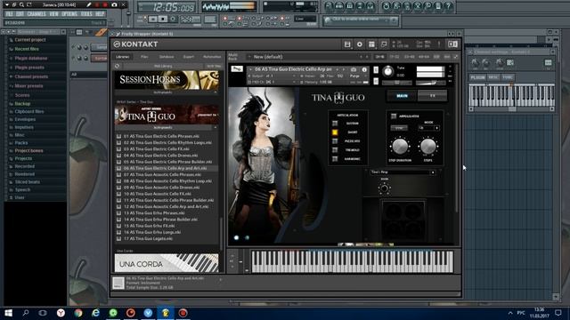 Tina Guo electric / acoustic cello VST - звуки виолончели смотреть онлайн