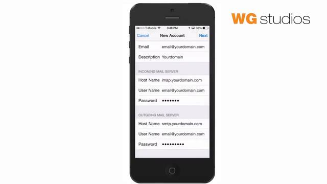 Basic email imap configuration iOS iPhone mail смотреть онлайн