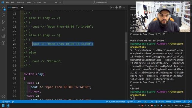 [Arabic] Fundamentals Of Programming With C++ #036 - Control Flow - Switch Case смотреть онлайн