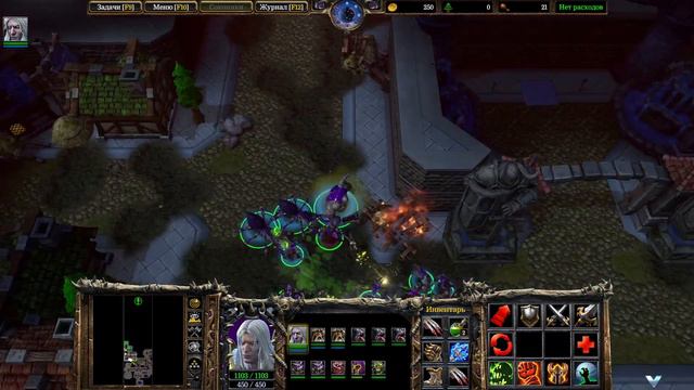 Прохождение Warcraft III Reforged ➤ [Плеть] Наследие Проклятых: Глава 2 Побег из Лордерона смотреть онлайн