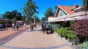 Паланга, Литва/обзор курорта и пляжа в Паланге, Литва /Palanga,Lithuania & drone view