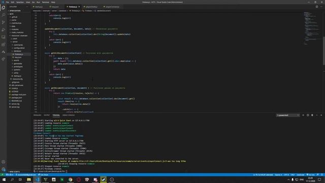[GTA5RP] [ALT:V] [NodeJS] [RUS] Database (Firebase) смотреть онлайн