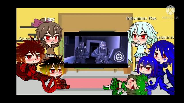 Jurassic world react to MTF site 65 , gacha club смотреть онлайн