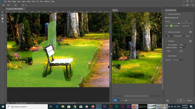 Enhanced Content Aware Fill in Adobe Photoshop 2020 смотреть онлайн