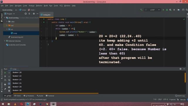 Understanding Java While Loop| IntelliJ IDE смотреть онлайн
