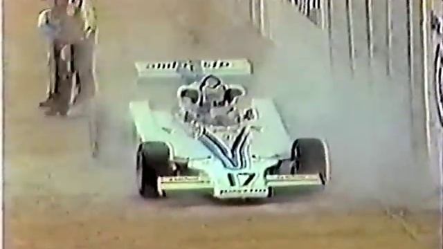 1977 - Tom Pryce Crash Live Broadcast TV - Kyalami Circuit