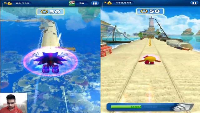 Sonic Dash - Shadow Dash VS Ms.Pacman _ Movie Sonic vs All Bosses Zazz Eggman смотреть онлайн