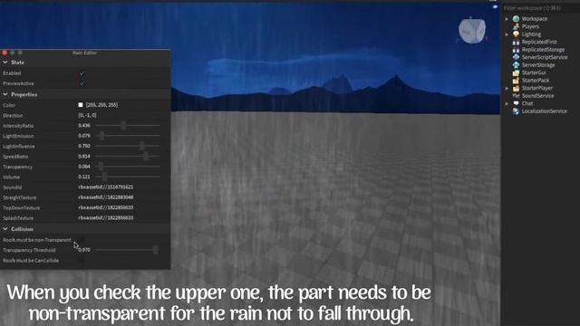 Roblox Studio | How to get realistic rain + on-screen raindrops | MP смотреть онлайн