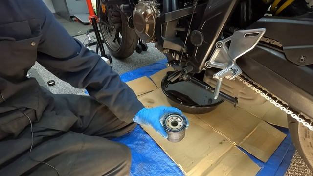 Oil And Filter Change - 2022 Honda CB650R