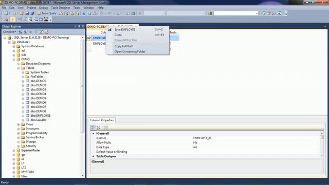 CONSTRAINTS IN SQL SERVER смотреть онлайн