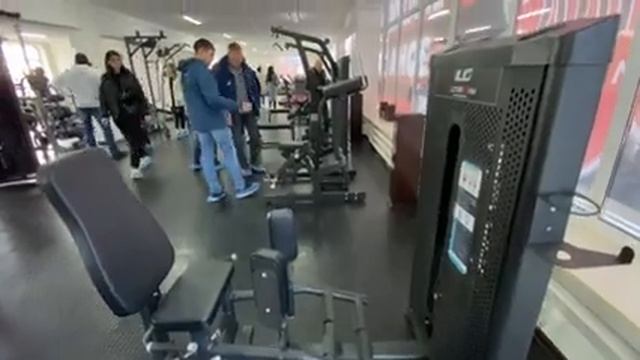 Открытие нового спорт зала в Каневской Краснодарского края, Арболит борода, скоро буду в новом зале смотреть онлайн