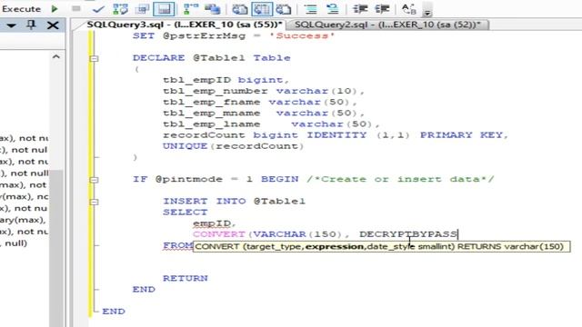DATA ENCRYPTION AND DECRYPTION in Microsoft SQL server @JSDVlogs смотреть онлайн