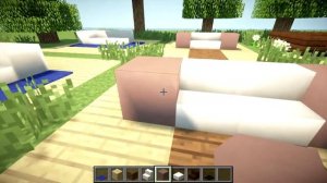 Мебель в майнкрафт | Как сделать красивый диван? | Быстрая майнкрафт архитектура