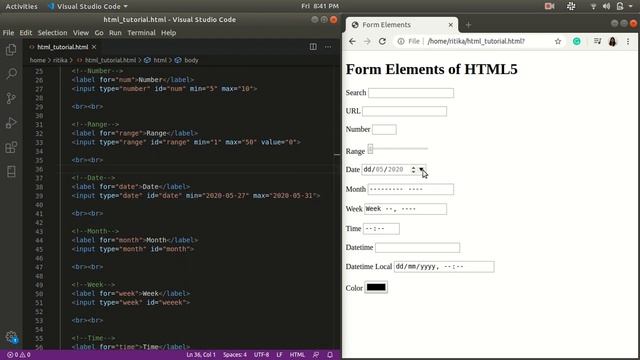 13. Speciality of HTML5 Form смотреть онлайн