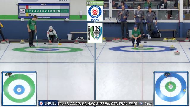 Korey Dropkin vs. Caden Hebert - QUARTERS - CURVE US Open of Curling - Championships смотреть онлайн