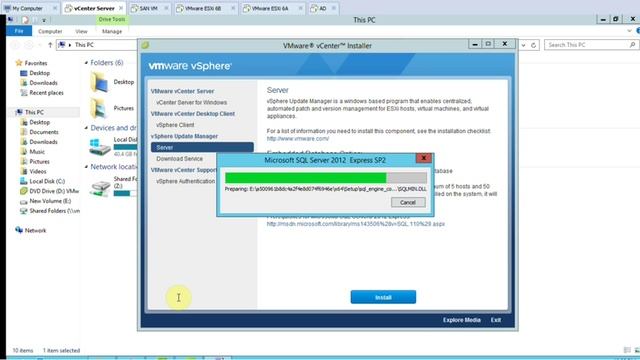 Installing VMware vSphere Update Manager - Part 21 смотреть онлайн