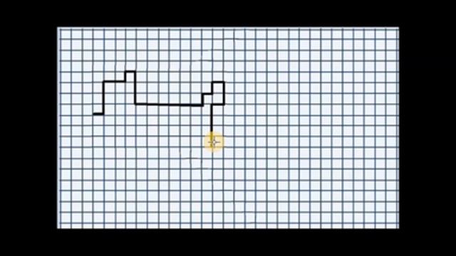 Щенок (графический диктант по клеточкам), рисуем по клеточкам собачку смотреть онлайн