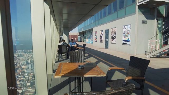 Istanbul Sapphire Observation Desk height 236 meters, 360° view. смотреть онлайн