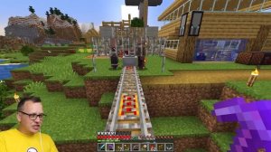 Великое Переселение Жителей ! Построили Деревню в Майнкрафте | Выживание с Папой в Minecraft