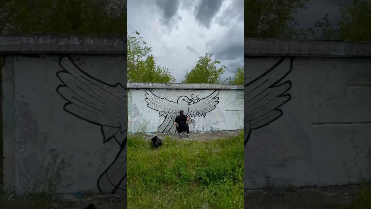 Рисую голубя, символ - свободы. смотреть онлайн